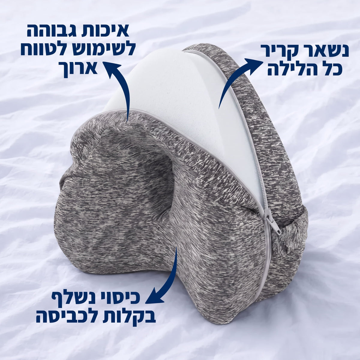 ציפית פרימיום נוספת לכרית התמיכה מבית קל לילה